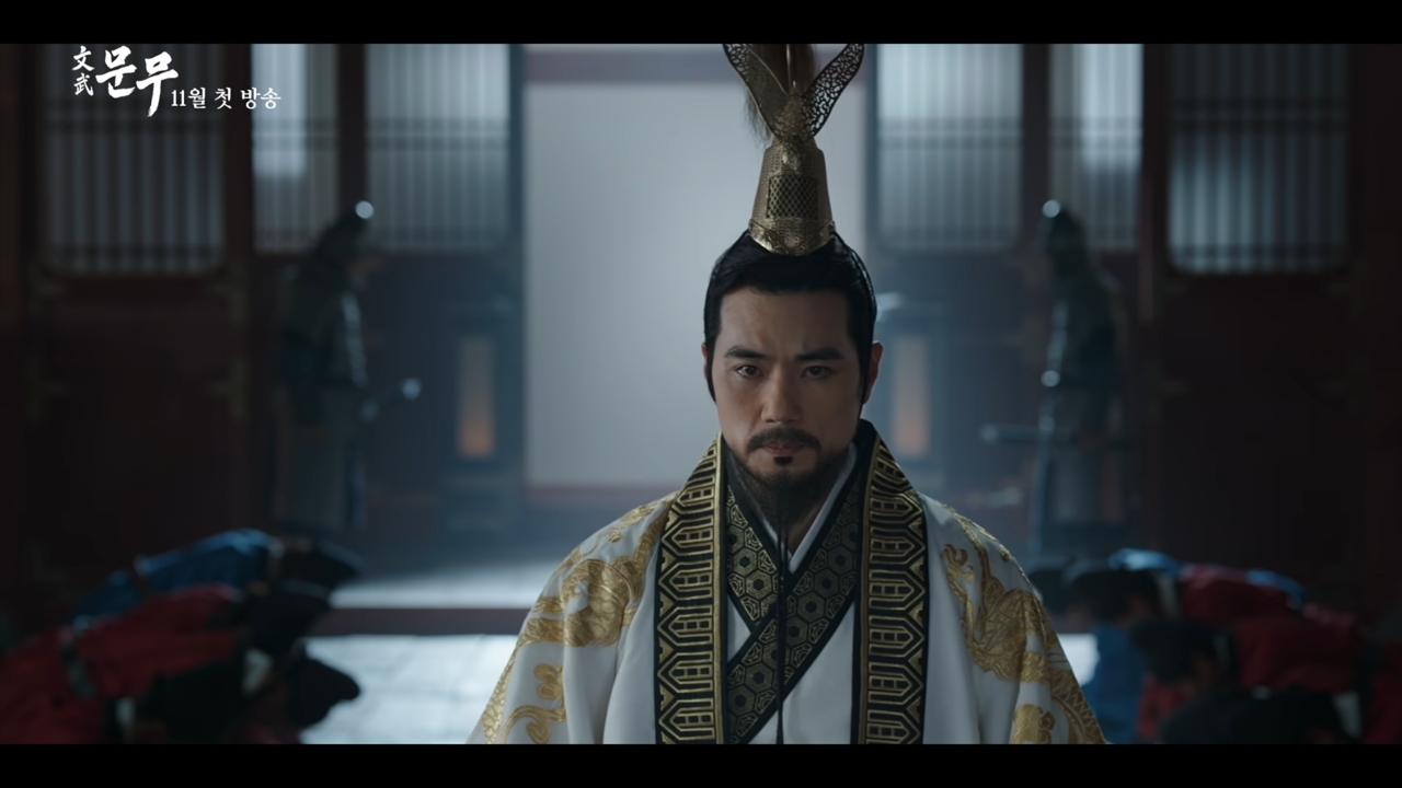 Lee Hyun-wook fights as Silla’s King Munmu